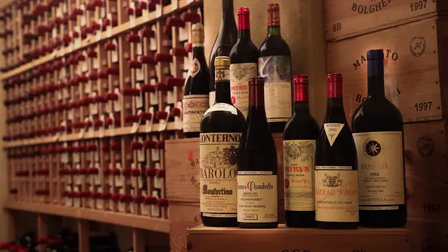 Jannine and Robert MacDonnell family wine cellar