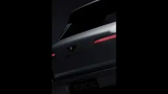 A teaser image of the new Bentley Torcal, the marque's first all-electric vehicle.