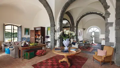 Inside Rocca delle Tre Contrade in Sicily.