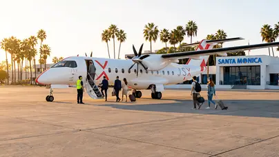 Heart Aerospace ES-36 Electric Airliner leaving Santa Monica