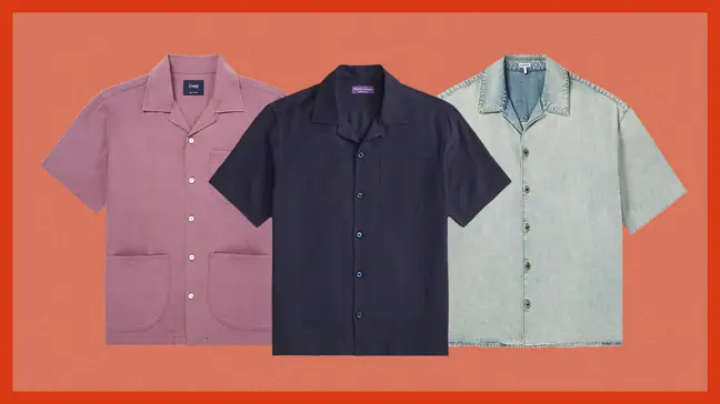 Camp collar shirts