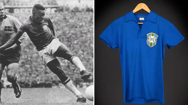 Pele's 1958 World Cup Shirt