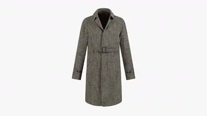 Walker Slater Watson Harris Tweed Coat – Belted