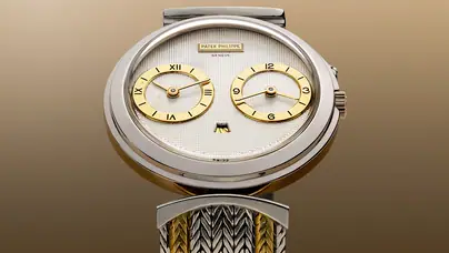 Patek Philippe Dual Time Ref. 3452/1 dial