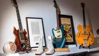 Items from the Jim Irsay estate sale at Christie’s, including Wilson, the volleyball from Castaway.
