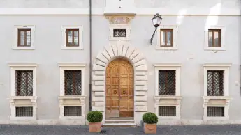 The facade of Palazzo Medici Clarelli.
