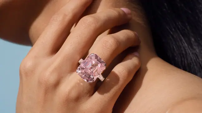 The Bulgari Pink diamond ring