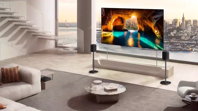 LG OLED Evo W6 Wallpaper TV