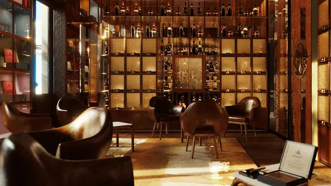 Monte-Carlo Cigar Club Smoking Room