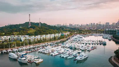 Singapore’s popular One°15 Marina Sentosa Cove.