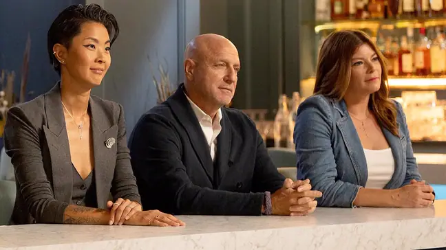 Kristen Kish, Tom Colicchio and Gail Simmons on 'Top Chef' season 23.