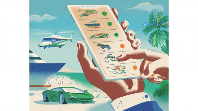 Mobile App Illustration