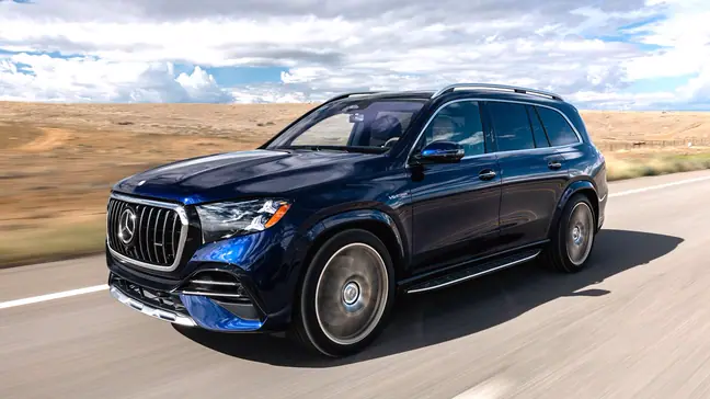 Driving a 2027 Mercedes-AMG GLS 63 in Colorado.