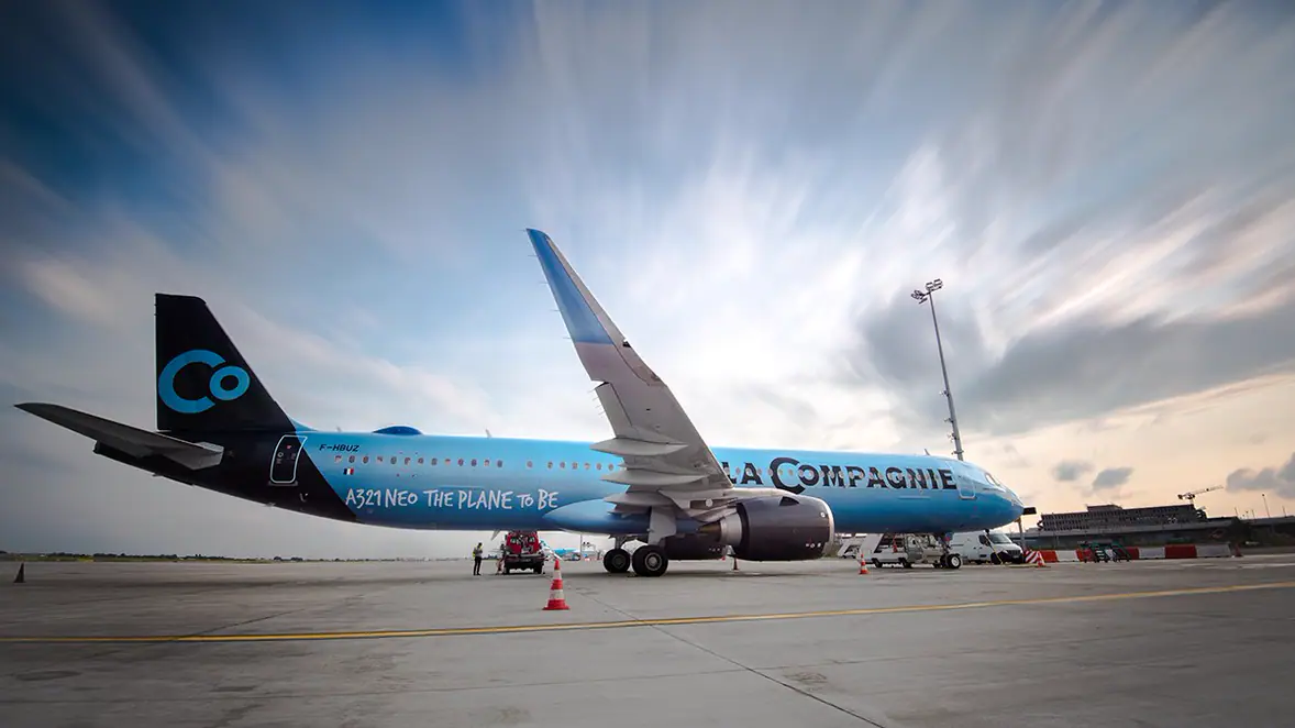 La Compagnie Airbus A321neo aircraft