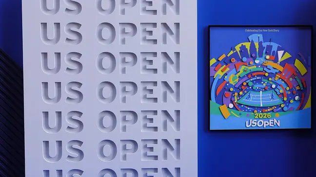 U.S. Open signage