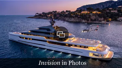 Invision Explorer Yacht Concept with eVTOL