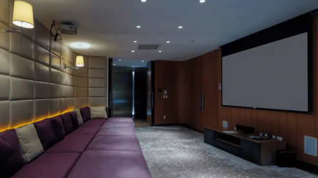 An in-home theater